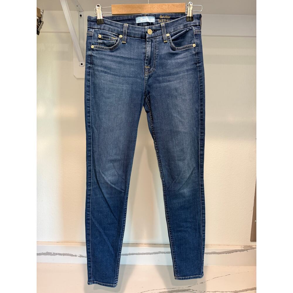 7 For All Mankind Blair The Ankle Skinny Size 26 Authentic Premium Denim